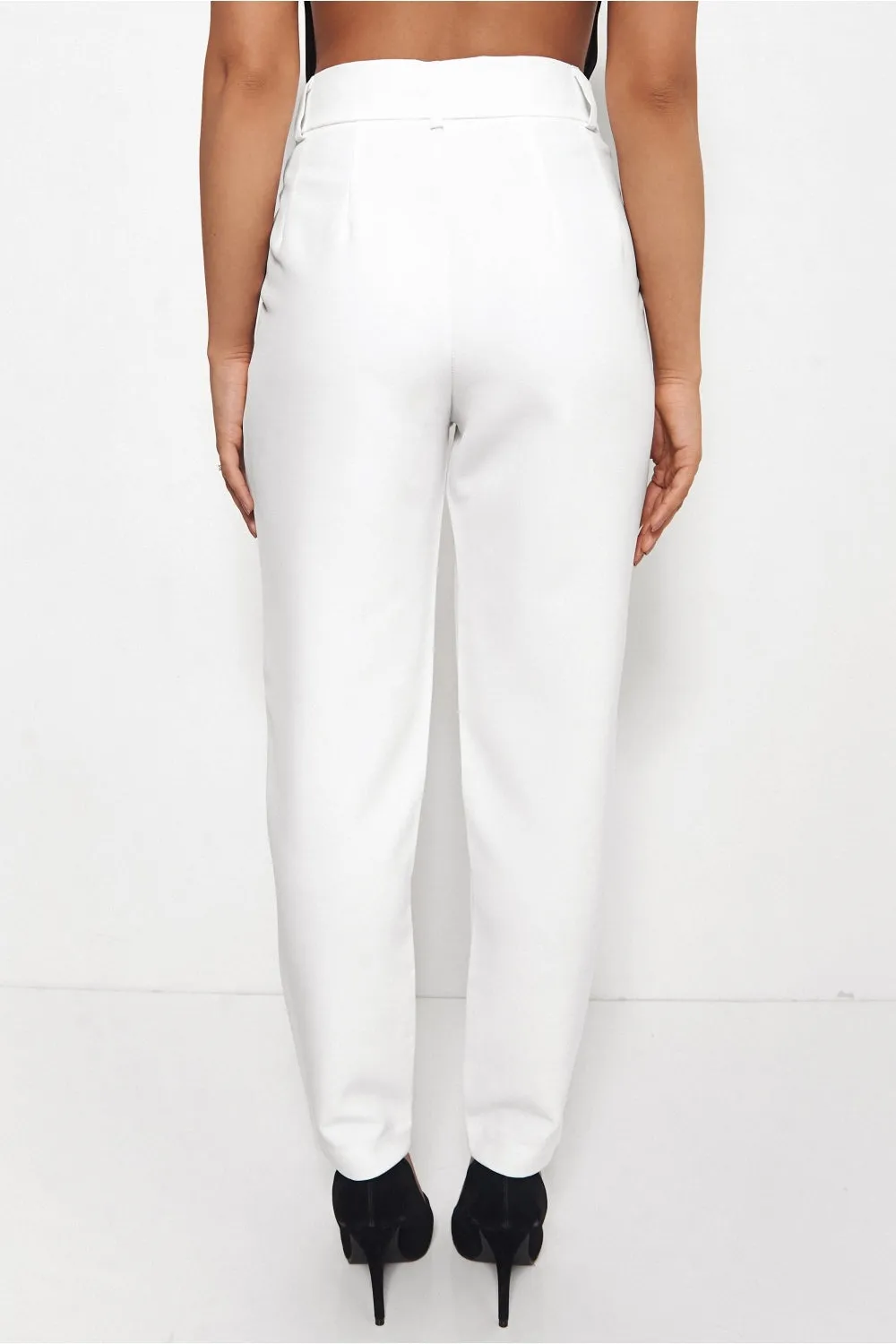 Tokyo White Tailored Trousers