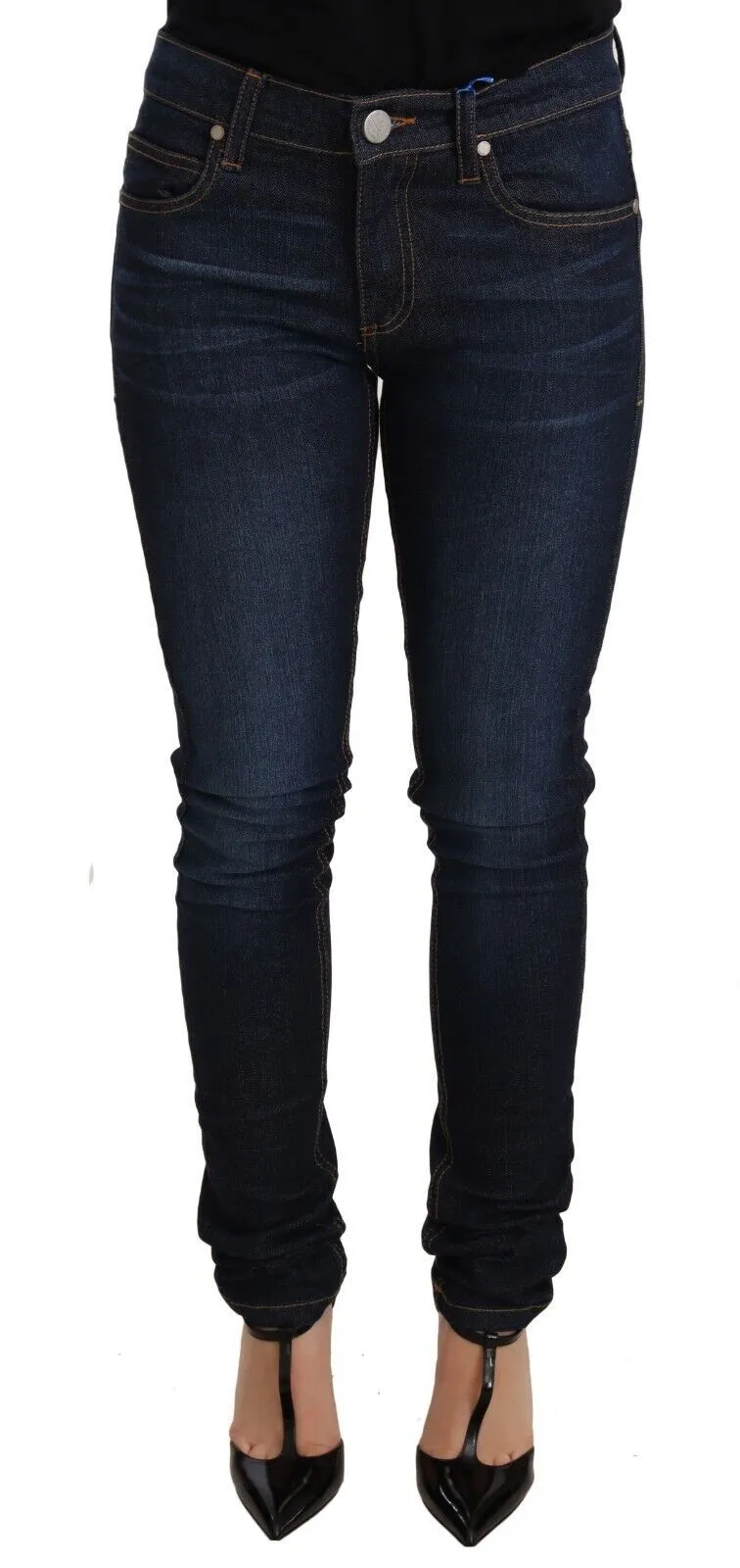 Versace Jeans Elegant Low Waist Skinny Designer Jeans