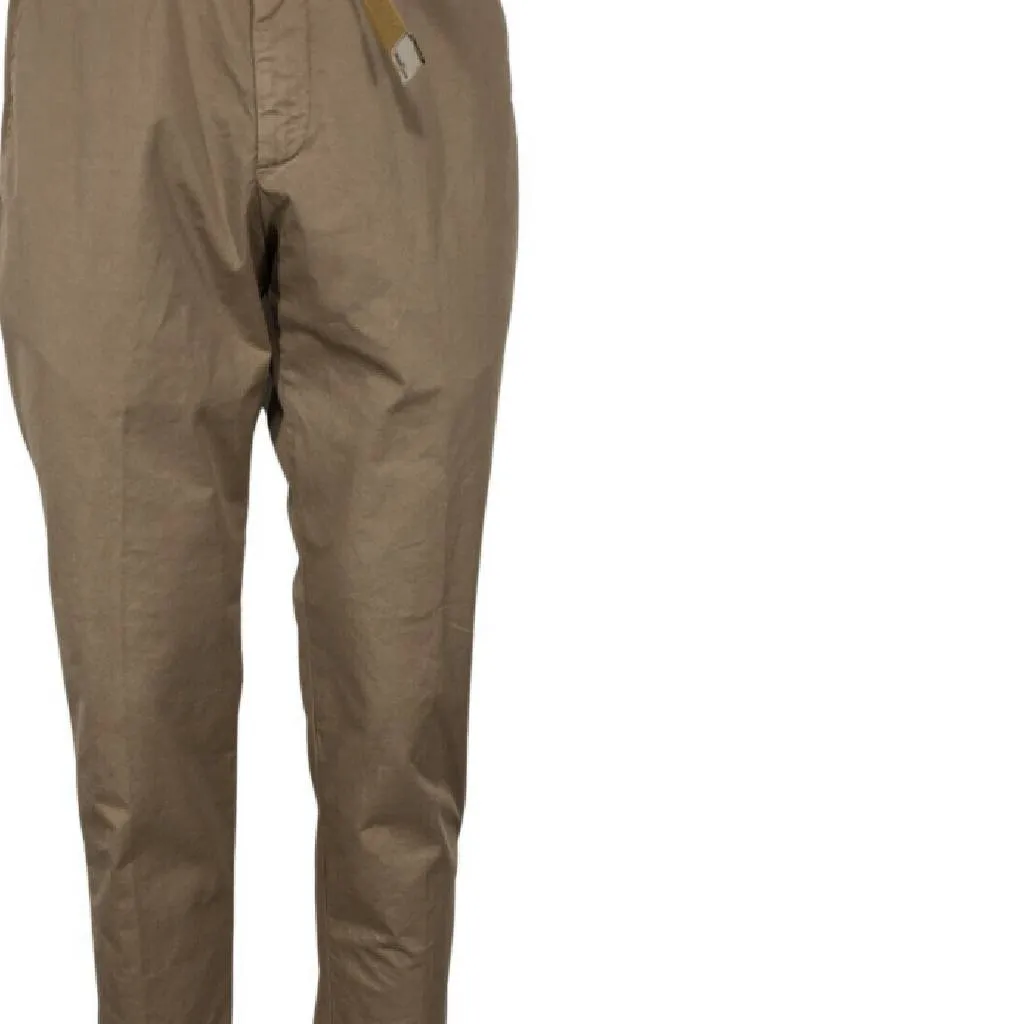 White Sand Beige Man Trousers