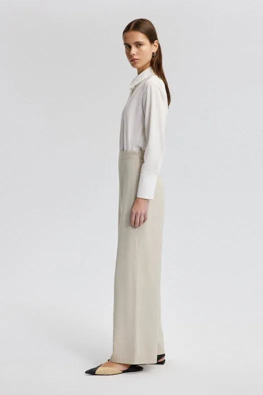 Wide Leg Linen Trousers