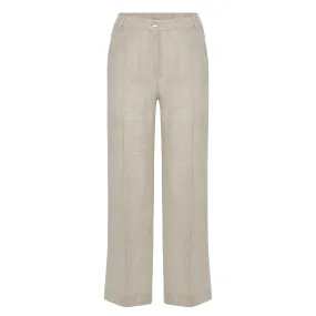 Wide Leg Linen Trousers