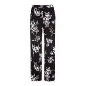 Wide Leg Printed Trousers