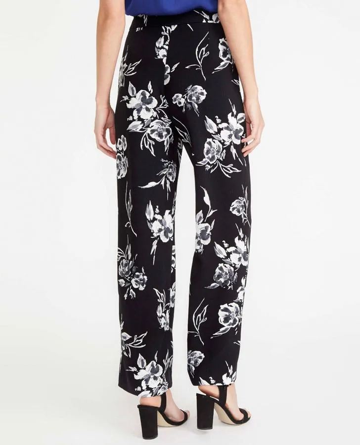 Wide Leg Printed Trousers