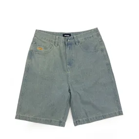 X-Large 91 Bull Denim Shorts Dirty Bleach