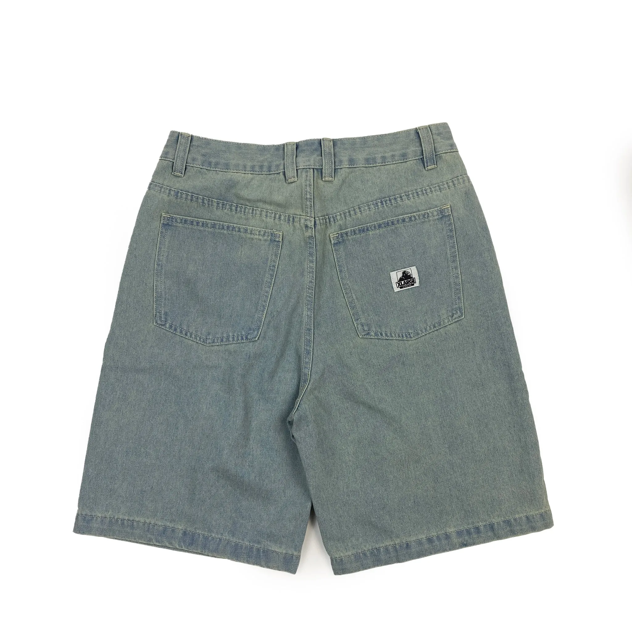 X-Large 91 Bull Denim Shorts Dirty Bleach